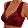 Front-fastening Fixed-cup Lace Camisole Bra