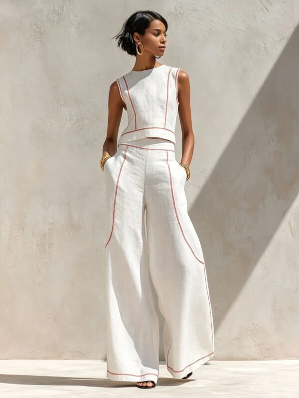 024d84f7-9b4c-4de4-8367-b1a65d4ce56a.jpg Sleeveless Color-Block Wide-Leg Pants Set Womens Summer Casual Chic Two-Piece Outfit