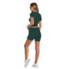Short-sleeve Crew-neck Pullover And Slim-fit Shorts Set Comfortable To Wear