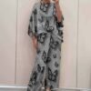 0ad4e8ad-a9d7-4617-a10c-d994d2a99e5f_water.jpeg Urban Chic Milk Silk Off-Shoulder Loose-Fit Printed Batwing-Sleeve Pants Set