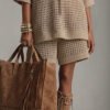 14888e44-ac99-46e9-9e99-7097f1be10cb.jpg Wool Summer Loose-fit V-neck Short-sleeve Top And High-waisted Shorts Set