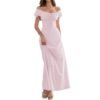 Womens Solid Color Fashionable Bandage Style Loose Dress