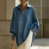 5ff003ff-a112-4609-b616-0e511ba25674.jpg Women's Loose-fitting Casual Denim Shirt For Commuting