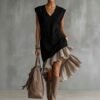 64d95451-ffab-45c4-a0f1-a5d713bfe37f.jpg Solid-color Casual European-American Style Flounced Midi Skirt