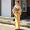 Elegant Young Ladys Japanese-style Kimono Formal Wear Womens Modernized Kimono And Yukata