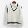 New Preppy-Style Knitted Vest For Women