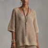 7fb5f63c-17e2-42cb-a175-0666e0a62e3b.jpg Wool Summer Loose-fit V-neck Short-sleeve Top And High-waisted Shorts Set