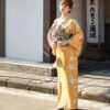 Elegant Young Ladys Japanese-style Kimono Formal Wear Womens Modernized Kimono And Yukata