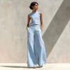 8f09d1d3-10b1-4b61-ae5c-b4e1318ded0a.jpg Sleeveless Color-Block Wide-Leg Pants Set Womens Summer Casual Chic Two-Piece Outfit