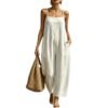 Springsummer Strap Jumpsuit Loose-fit Simple And Elegant Sleeveless