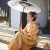 Elegant Young Ladys Japanese-style Kimono Formal Wear Womens Modernized Kimono And Yukata