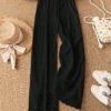 Loose-fitting High-waisted Draping Casual Trousersversatile And Trendy