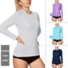 Crew-neck T-shirt Slim-fit Athletic Training Top