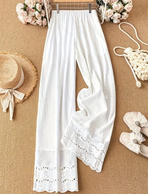 Loose-fitting High-waisted Draping Casual Trousersversatile And Trendy